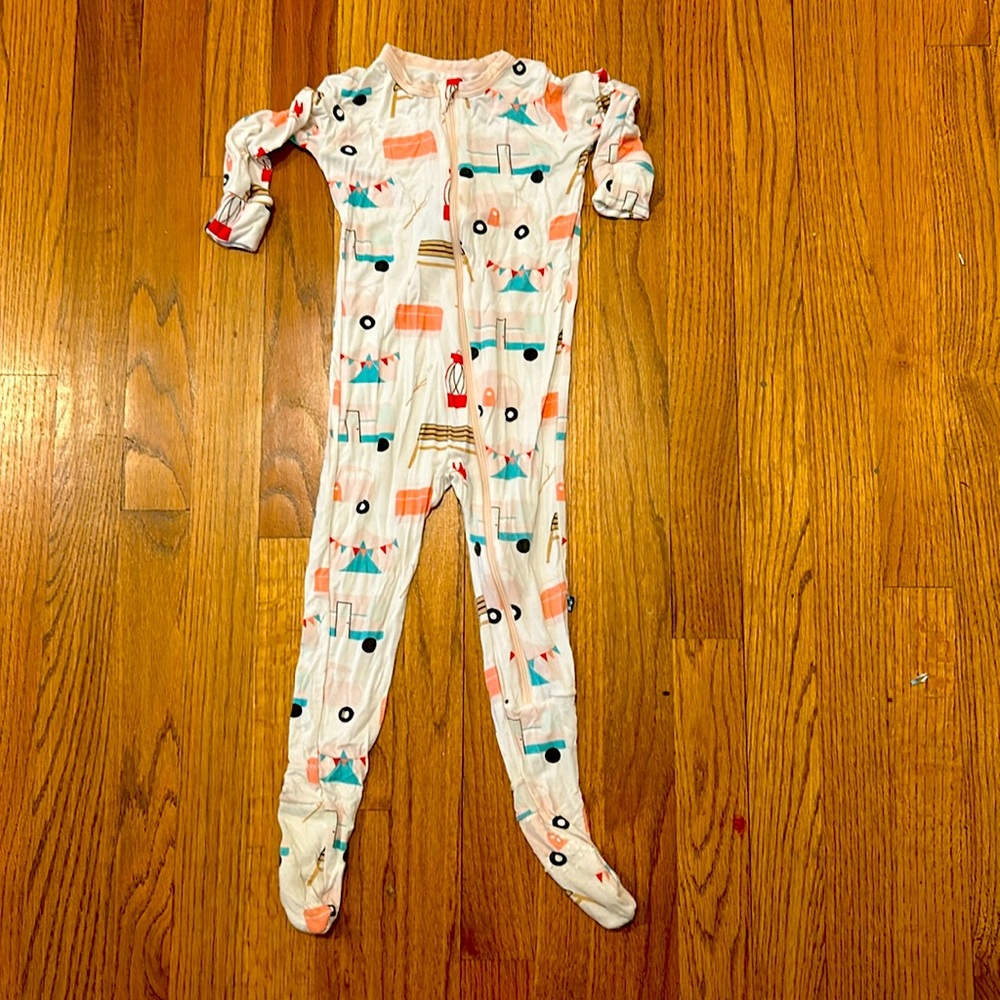 Kickee Pants Footie 18-24m. Line Dried, fragrance free detergent.